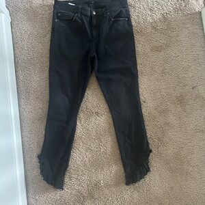 Joe's Black Women's Jeans with Ruffle Hem